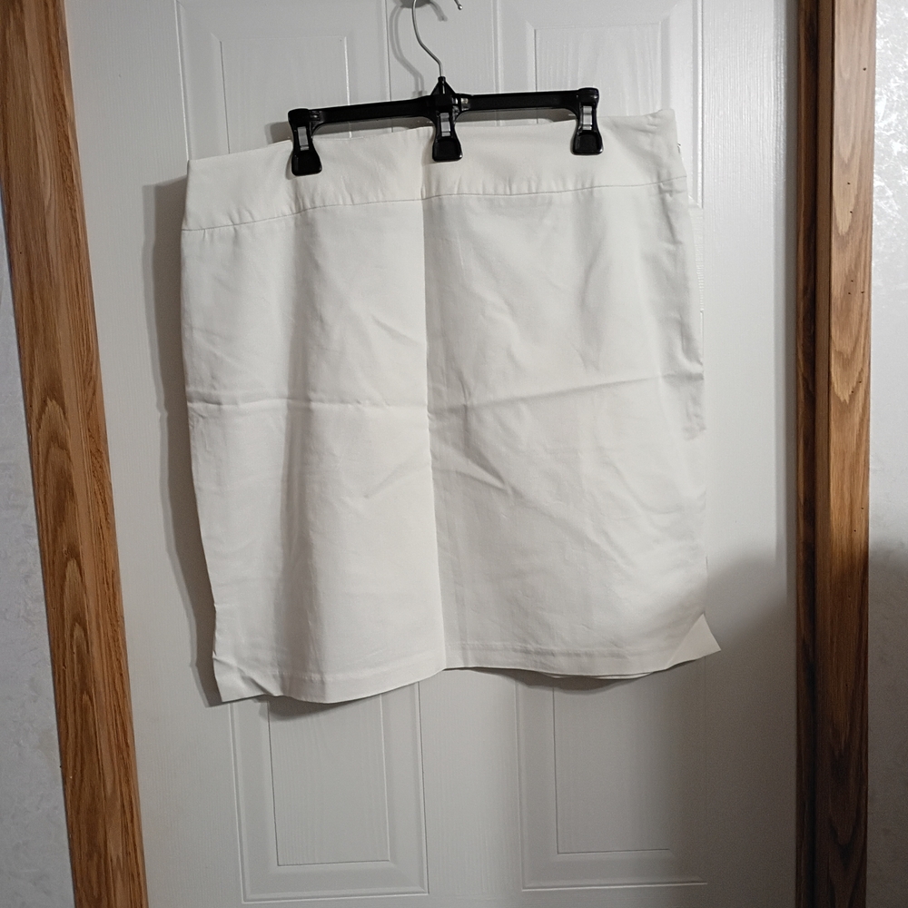 Shape FX White Mini Skirt